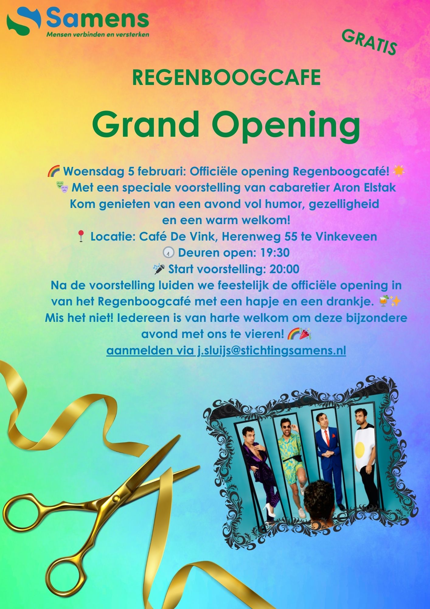 Grand Opening Regenboogcafé Vinkeveen