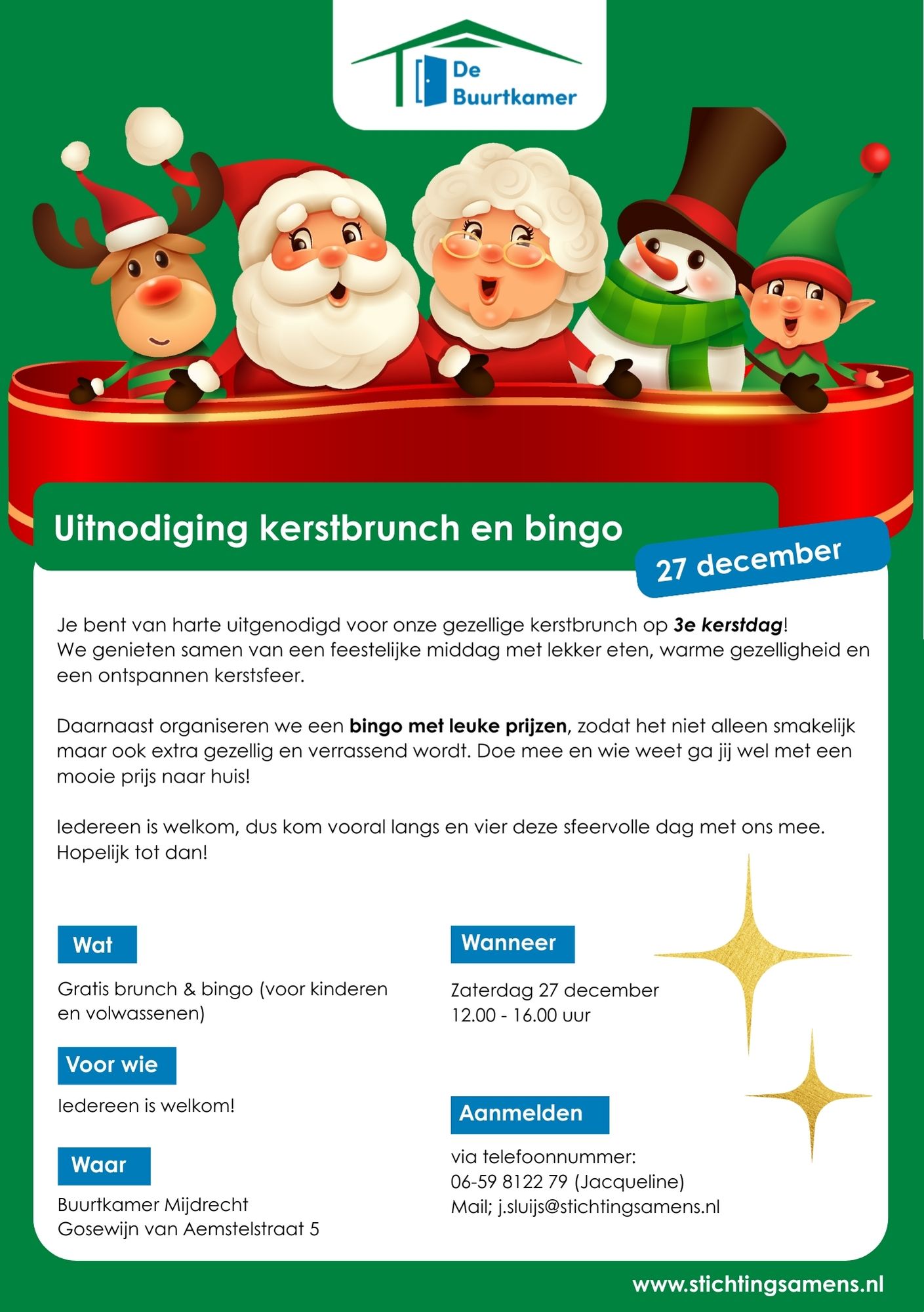 Kerstbrunch en bingo